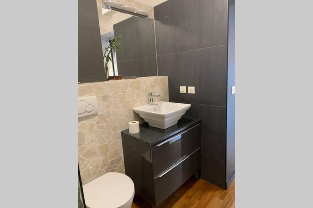 Ferienwohnung Juan Les Pins Joli T2 Parking Inclus! Antibes Exterior foto